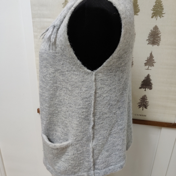 Wilfred Free Fringe Heather Grey Vest XXS - Picture 2 of 11
